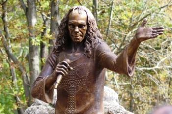 English: Ronnie James Dio monument in Kavarna,...